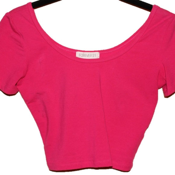 Forever 21 Tops Hot Pink Crop Top Poshmark